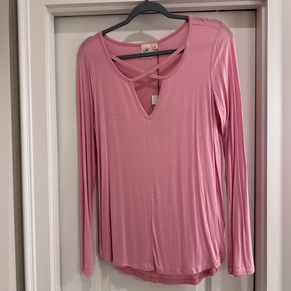 White Crow Tops - White Crow Angie Cross Front Top